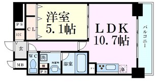 プログレッセ新大阪の物件間取画像